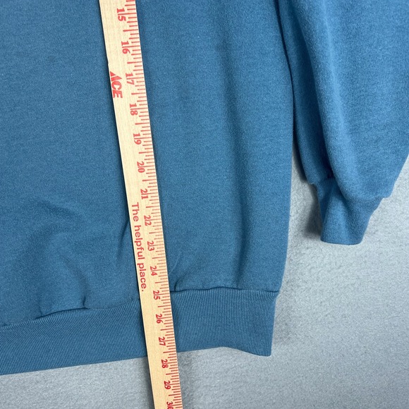 VTG Suttons Bay Michigan Vacation Sweatshirt Fits Large Flower Embroidered 1990s - Picture 6 of 8